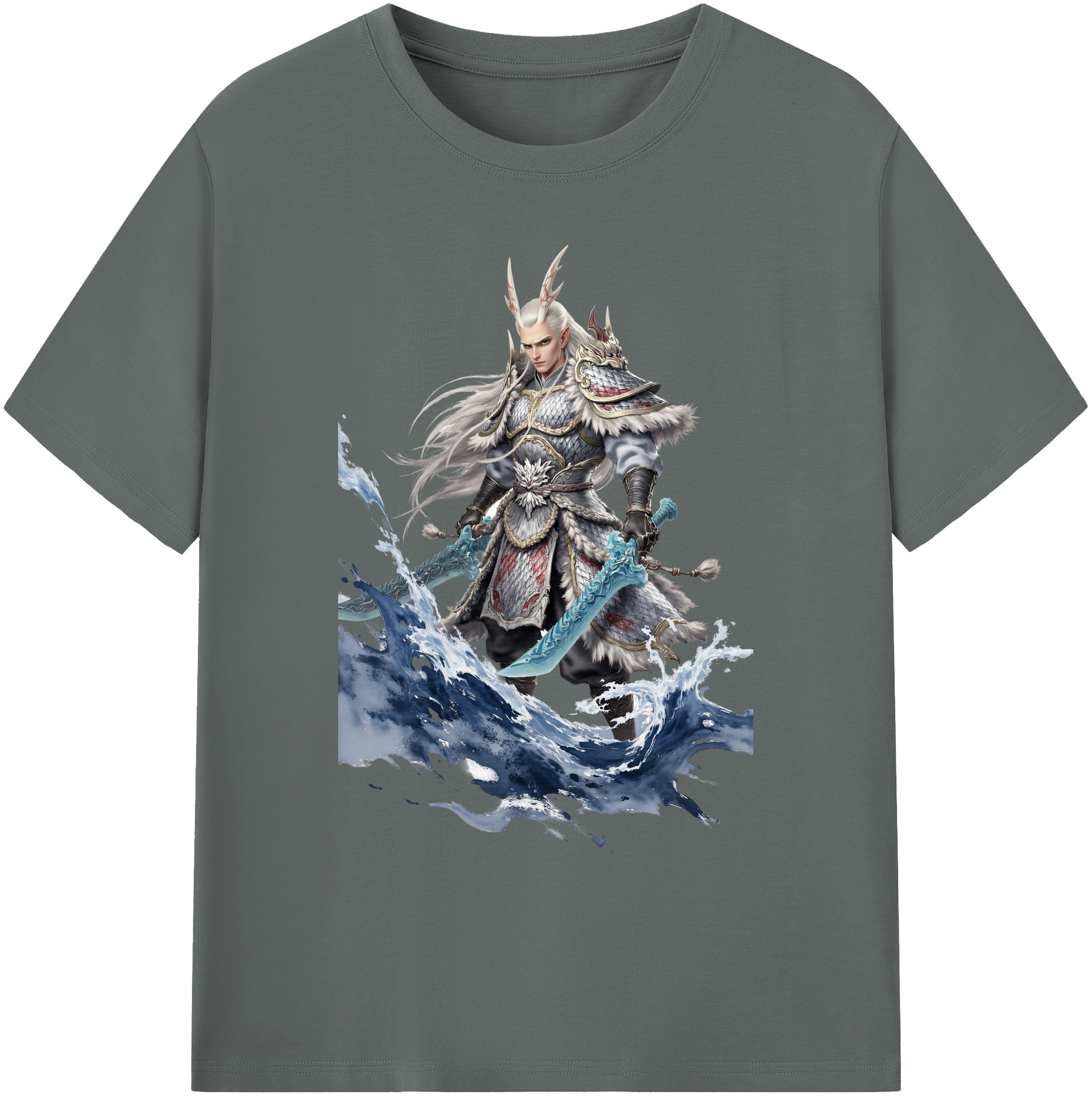 （画像用） Ne Zha 2 ナタ 魔童の大暴れ 綿100％ メンズ半袖Tシャツ｜肌触りやわらか＆通気性